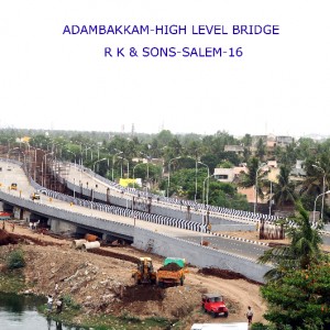 CONSTRUCTION OF HIGH LEVEL BRIDGE (HLB) ACROSS ADHAMBAKKAM LAKE AT KM 1/400-1/750 OF SOUTHERN SECTOR OF IRR FROM KM.14/1 OF NH 45 TO MEET AT KM.13/4 OF CHENNAI – OMR ROAD